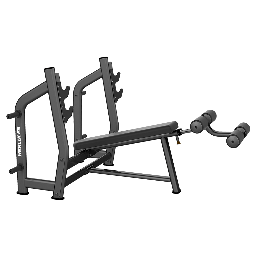 Hercules Fitness Olympic Decline Bench, decline bench for workout, workout bench