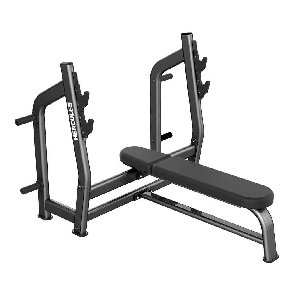 Hercules Fitness olympic flat Bench, weight bench for exercise